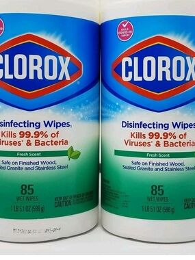 Clorox Disinfecting Wipes Canisters - Blue, White, Green